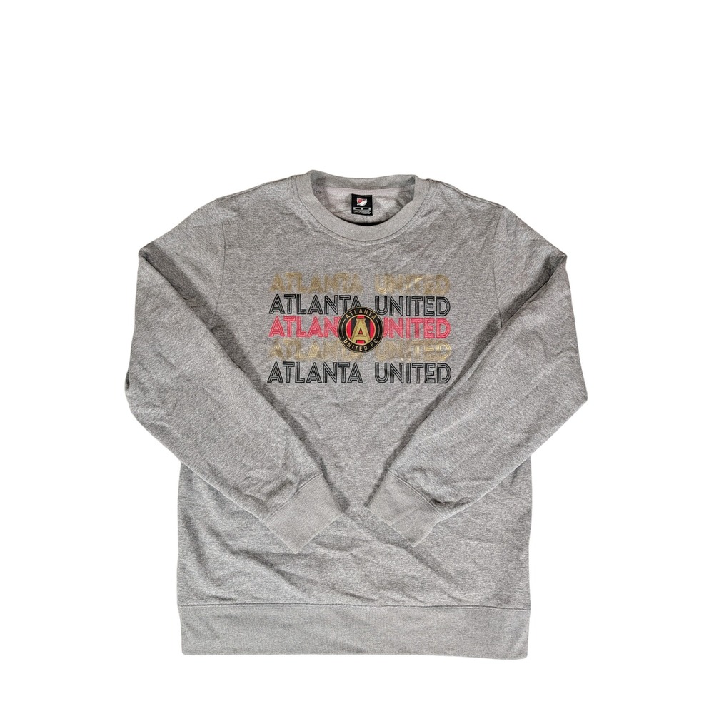 Atlanta United MLS Soccer Crewneck Sweatshirt, Mens Size M, Pullover Jumper